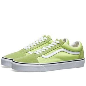 Vans Old Skool Sharp Green Suede Unisex Skate Sneakers W8 M6.5